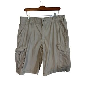 Carhartt‎ Force Relaxed Fit Mens Cargo Shorts Size 34 Tan Utility Casual Work